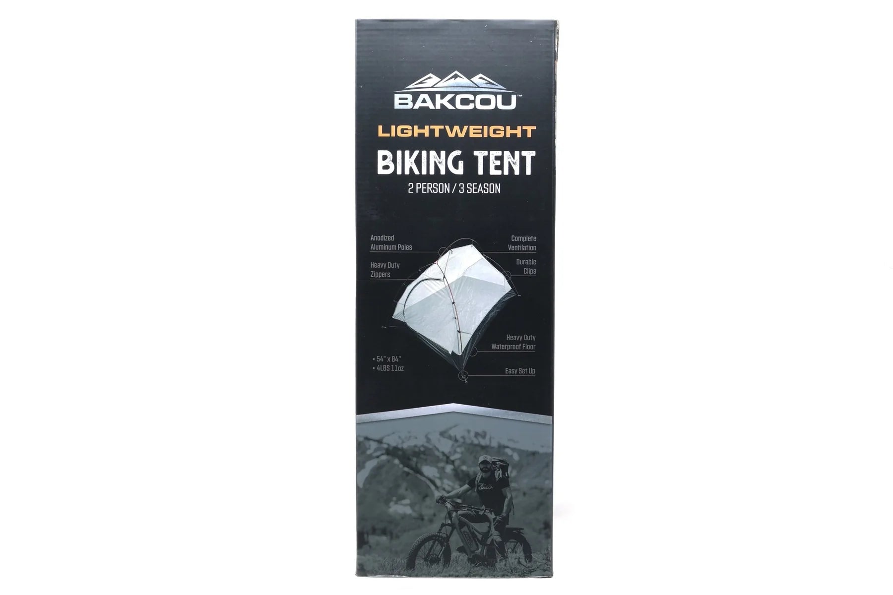 Bakcou Outdoor Adventure Ready 2-Person Bike Packing Tent