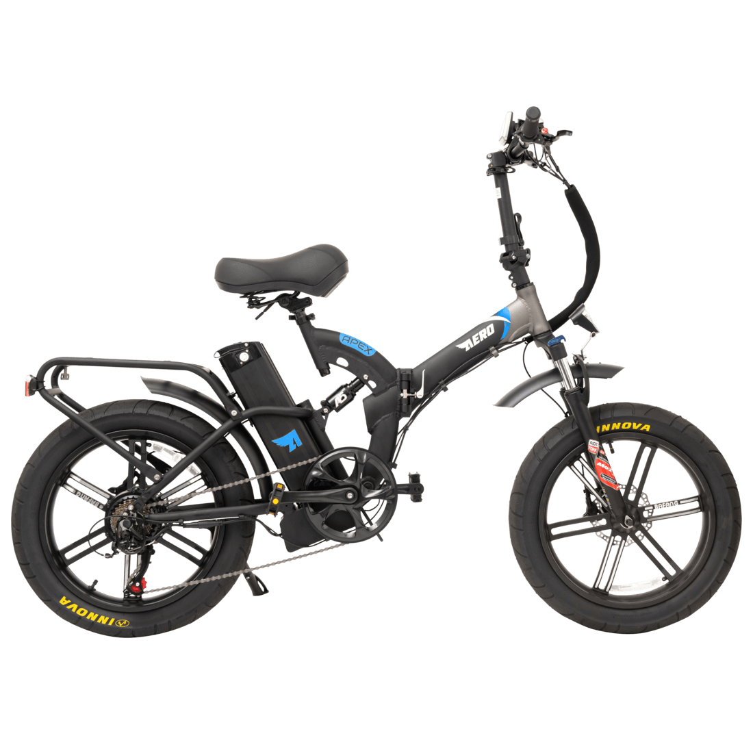 Aero Apex 750W Full-Suspension Folding Electric Bike