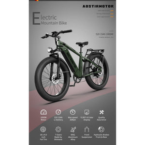 Aostirmotor-King-1000W-Fat-Tire-All-Terrain-Electric-Bike-fat-Aostirmotor-Ebikes-6-Product-View