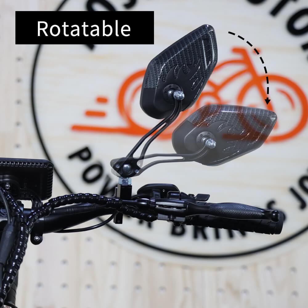 Rotatable Review Mirror