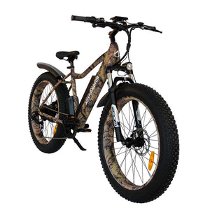 Aostirmotor S07-2 Fat Tire Electric Mountain Bike-Mountain-Aostirmotor Ebikes-Right Side Front Oblique View