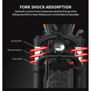 Aostirmotor-S18-MINI-500W-Full-Suspension-Fat-Ebike-w-Twist-Throttle-Mountain-Aostirmotor-Ebikes-shock-absorption