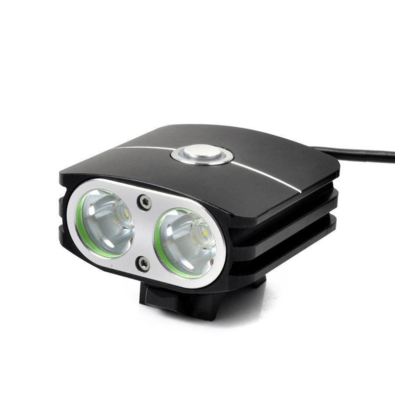 BCB-K20 Power Mountain Bike Headlight-Lights-Bakcou eBikes-Left Side Front Oblique View