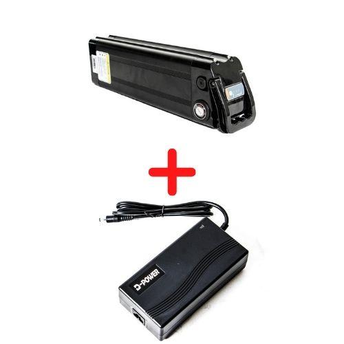 Eunorau-48V/12.5Ah/48V/17.5Ah-Seat-Tube-Silver-Fish-Battery w/ Charger-for E-FAT-MN & E-FAT-STEP