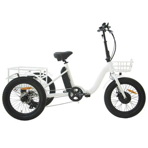 Eunorau 500W Fat Tire Folding Electric Trike-Trike-Eunorau-Right Side View