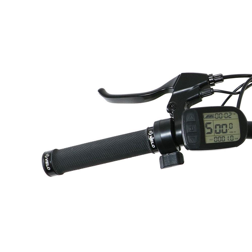 Eunorau Fat-MN Fat Tire Folding Ebike-Folding-Eunorau-Left Side Handlebar Closeup