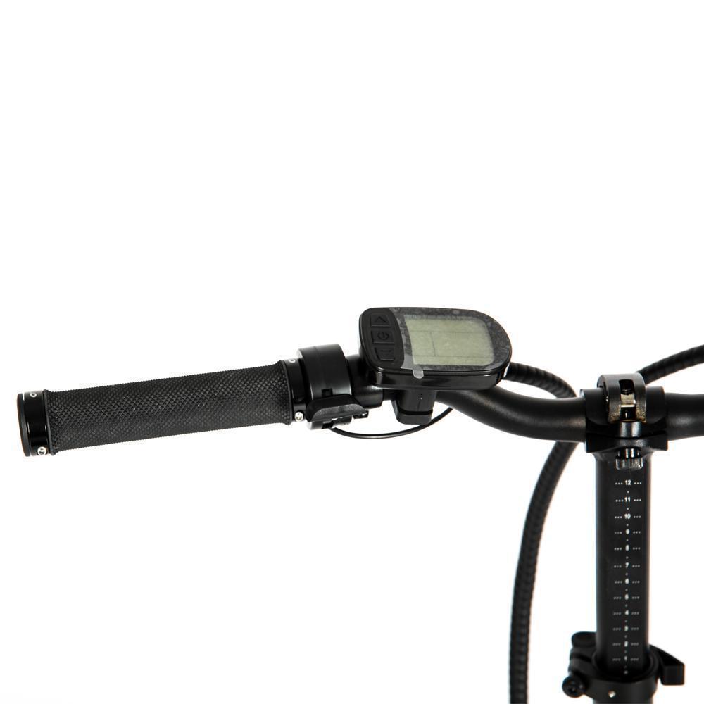 Eunorau Fat-MN Fat Tire Folding Ebike-Folding-Eunorau-Handlebar Left Side Closeup