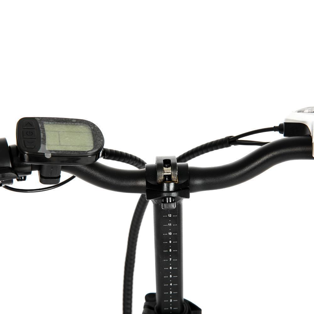 Eunorau Fat-MN Fat Tire Folding Ebike-Folding-Eunorau-Closeup of Handlebar