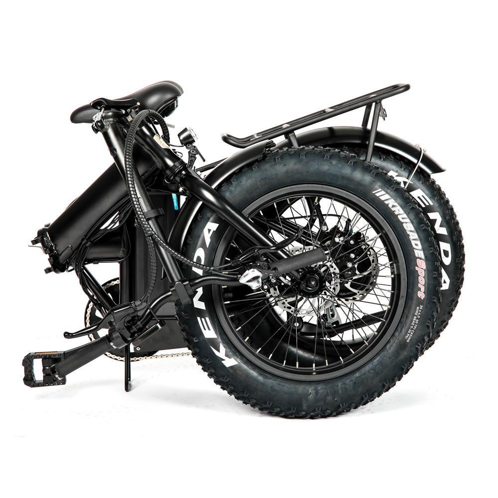 Eunorau Fat-MN Fat Tire Folding Ebike-Folding-Eunorau-Side Folded View
