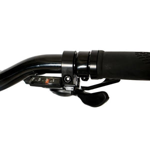 Eunorau E-Torque Step-Thru Electric Bike-Step-Through-Eunorau-Closeup of Gear Shifter 