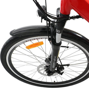 Eunorau E-Torque Step-Thru Electric Bike-Step-Through-Eunorau-Front Closeup View