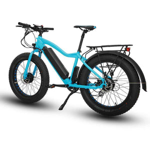 Eunorau Fat-AWD Dual-Motor Fat Tire Electric Mountain Bike-Mountain-Eunorau-Blue-Left Side View