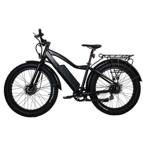 Eunorau Fat-AWD Dual-Motor Fat Tire Electric Mountain Bike-Mountain-Eunorau-Black-Left Side View