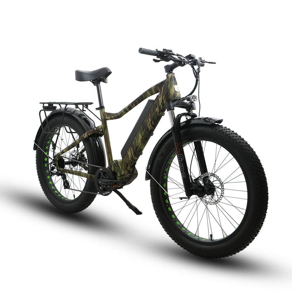 Eunorau Fat HD Fat Tire 1000W Mid Drive Electric Bike Really Good Ebikes