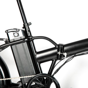 Eunorau Fat-MN Fat Tire Folding Ebike-Folding-Eunorau-Mid Section Closeup of Bike