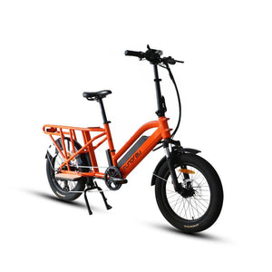 Eunorau G30 500W Rear Hub Drive Electric Cargo Bike w/ Thumb Throttle