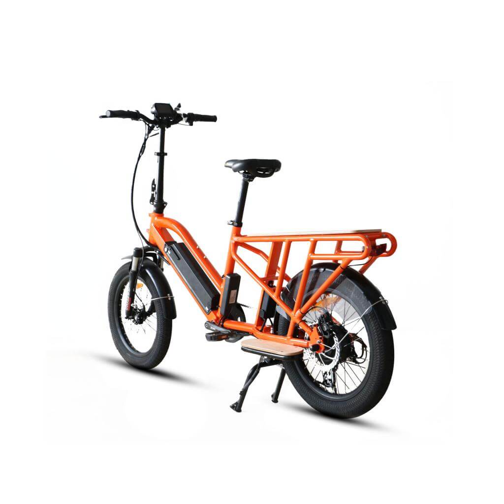 Eunorau G30 500W Rear Hub Drive Electric Cargo Bike w/ Thumb