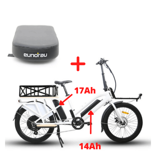 Eunorau Max Cargo 750W Electric Cargo Bike with Thumb Throttle by Eunorau - 57