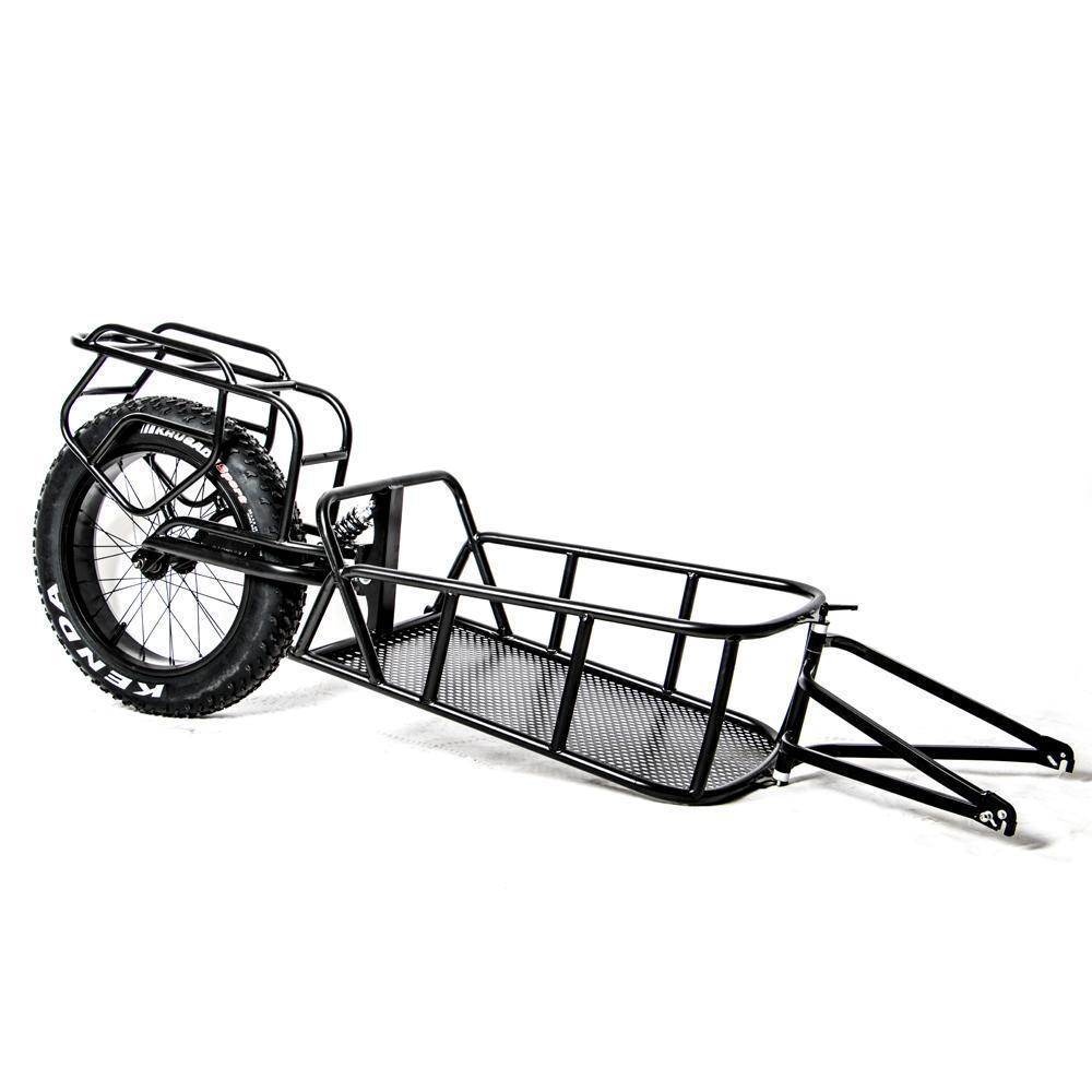 Eunorau Single Track Suspension Mountain Bike Cargo Trailer (TL-01)-Trailer-Eunorau-Right Side Oblique View