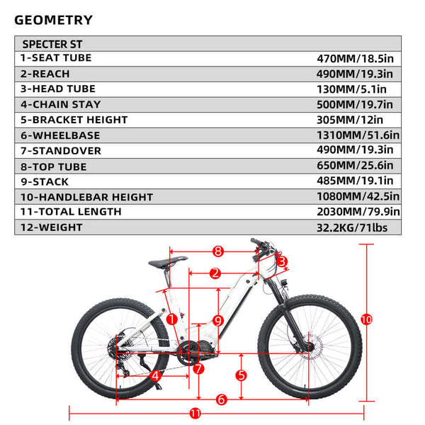 Eunorau Specter-ST 1000W Step-Thru Electric Mountain Bike - Really Good ...