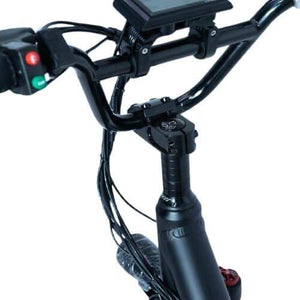 GreenBike Electric Motion Mule Mini Bike-Style Ebike-fat-GreenBike Electric Motion-Closeup View of Stem