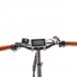 GreenBike City Premium Foldable Electric Bike-Folding-GreenBike Electric Motion-View of Handlebar Controls
