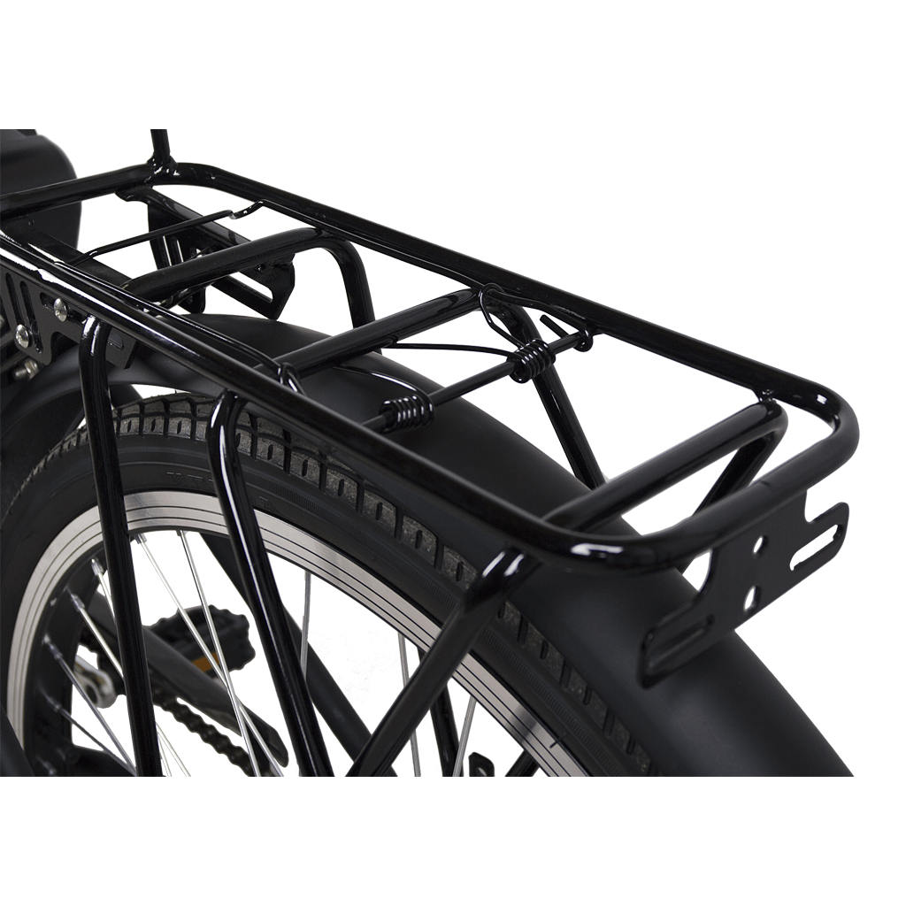 Nakto Camel Step-Thru Cruising Electric Bike-Step-Through-Nakto-Closeup View of Rear Rack