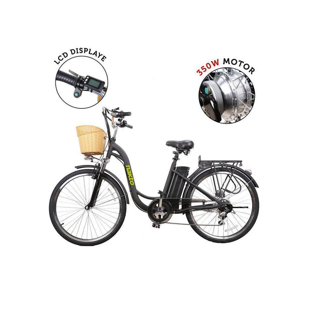 Nakto Camel 500W Step-Thru Cruising Ebike w/ Twist Throttle