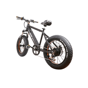 Nakto Discovery 20" Fat Tire Electric Mountain Bike-Mountain-Nakto-Left Side Rear Oblique View