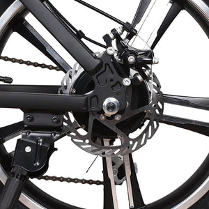 Nakto Discovery 20" Fat Tire Electric Mountain Bike-Mountain-Nakto-Rear Wheel Closeup