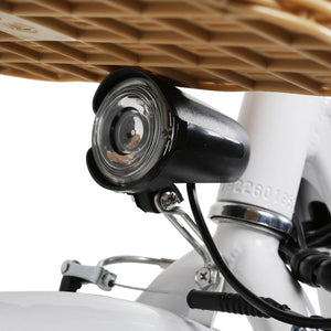Nakto Elegance Step-Through Electric Bicycle-Step-Through-Nakto-Headlight View