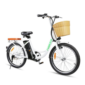 Nakto Elegance Step-Through Electric Bicycle-Step-Through-Nakto-Right Side Front Oblique View