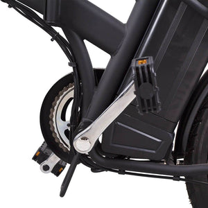 Nakto Fashion Folding Electric Bicycle-Folding-Nakto-Mid-Section Closeup View of Bike