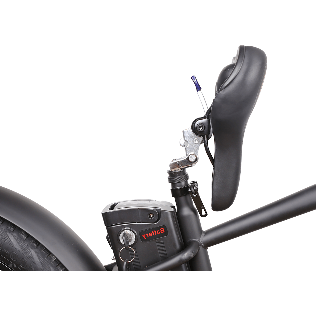 Nakto Fat Tire Cruiser 350W Electric Bike w Thumb Throttle