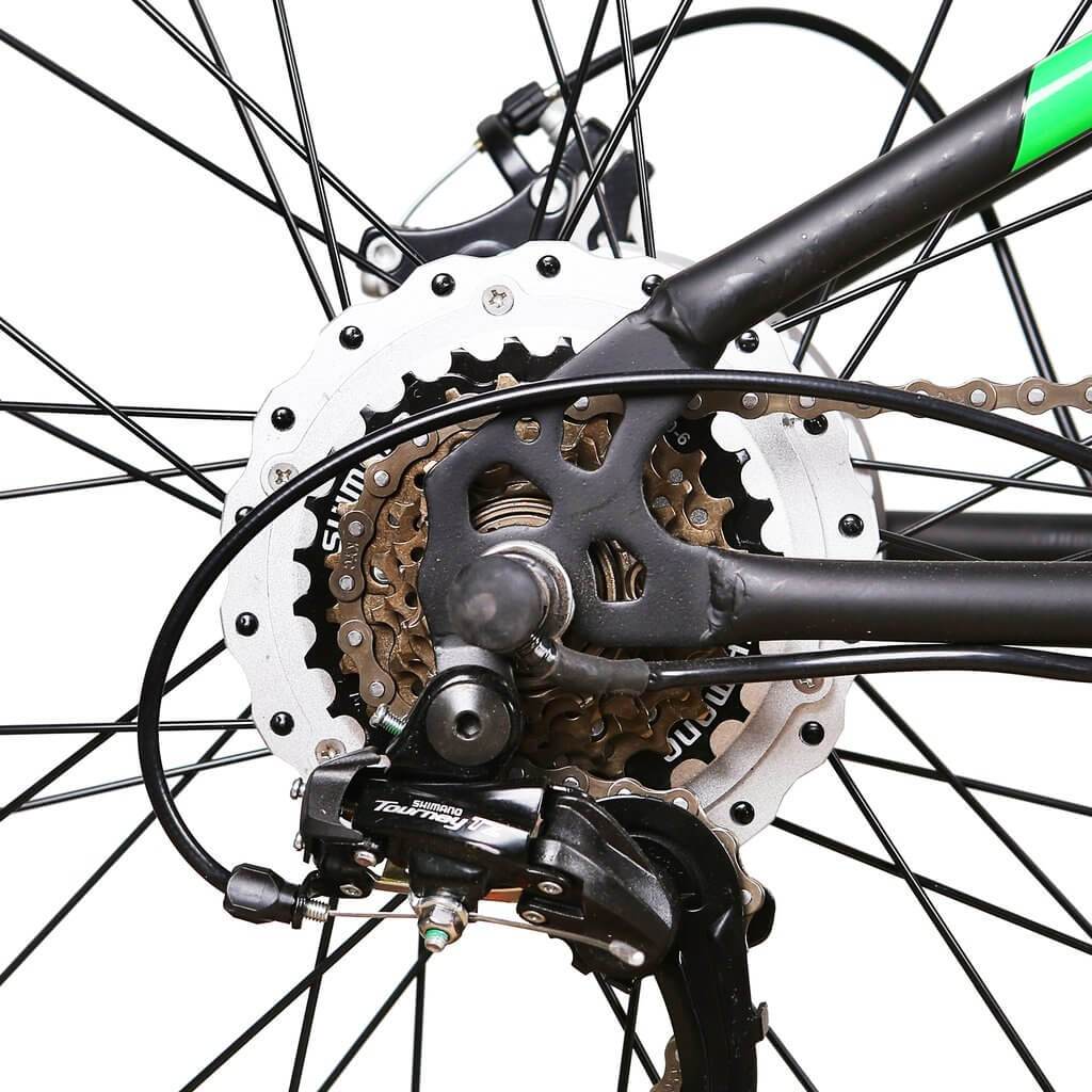 Nakto Fat Tire Super Cruiser Electric Mountain Bike-fat-Nakto-Closeup of Rear Hub