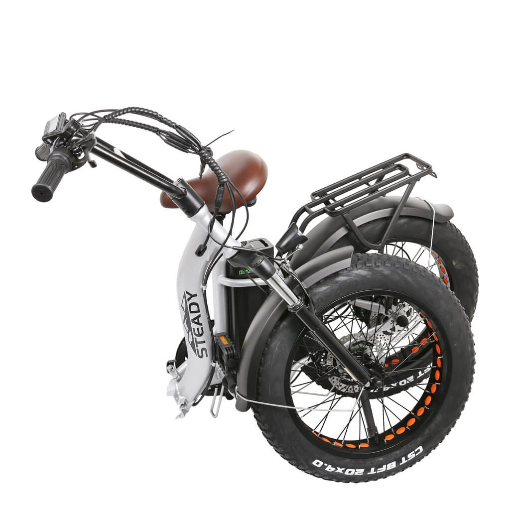 Nakto Folding OX 500W Fat Tire Folding Ebike w Twist Throttle