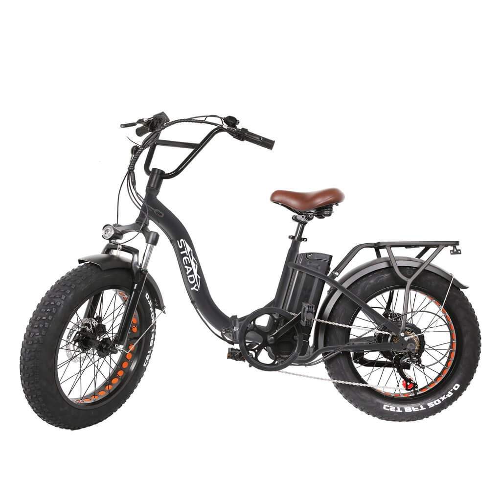 Nakto Folding OX 500W Fat Tire Folding Ebike w Twist Throttle