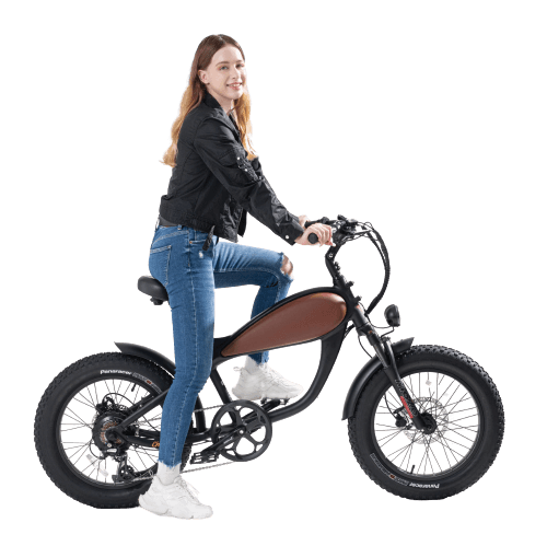 Revi Bikes Cheetah Mini 500W Fat Tire Electric Bike 14