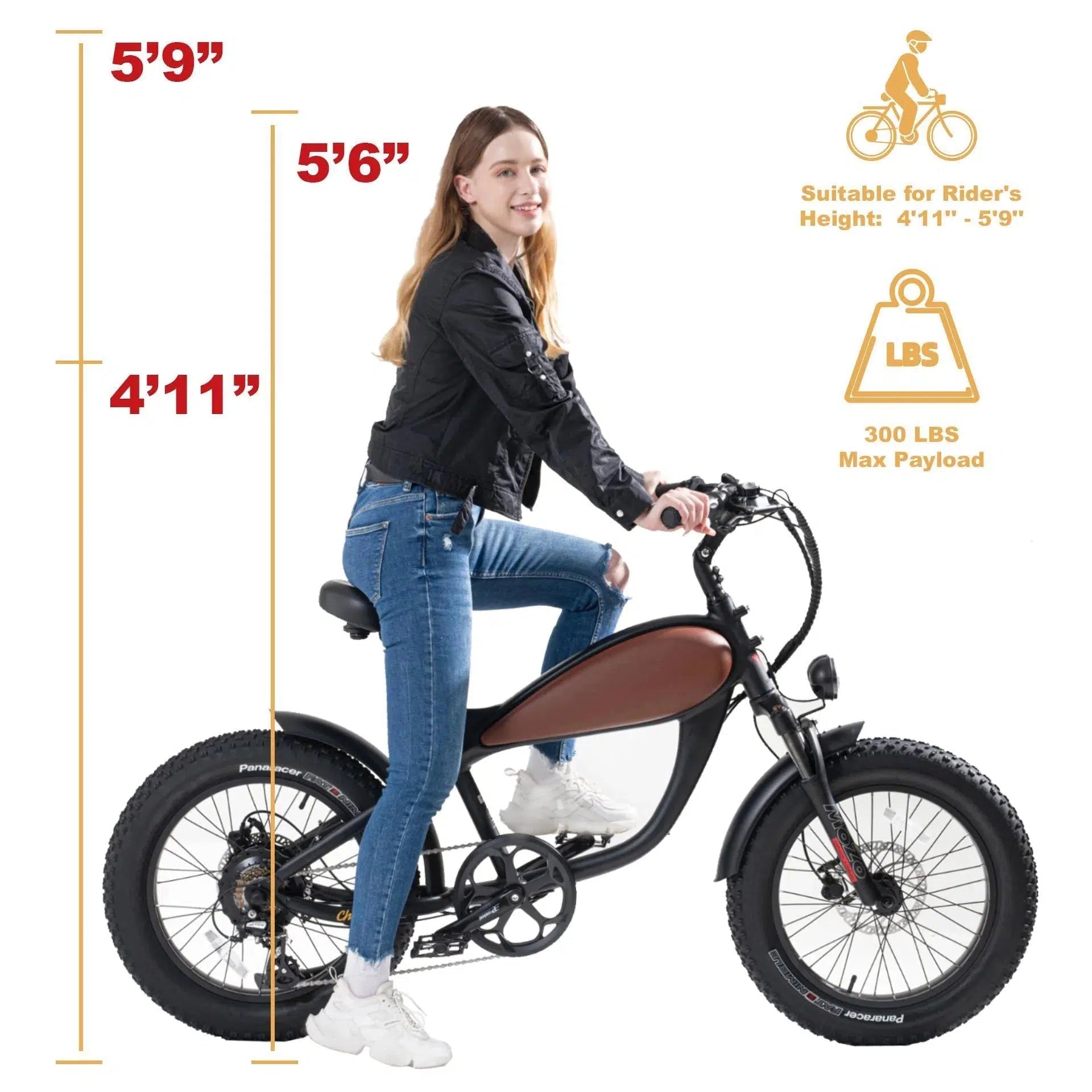 Revi Cheetah Mini 500W Fat Tire Electric Bike