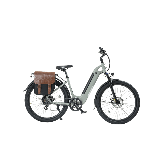 Revi-Bikes-Oasis-500W-Low-Step-Electric-Bike-Step-Through-Revi-Bikes-Moonlight-Gray-Bike-Tan-Saddle-Bag-129-6