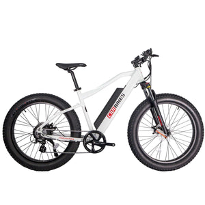 Revi Bikes Predator 500W Fat Tire Commuter eBike-fat-Revi Bikes-Gloss White-Right Side View
