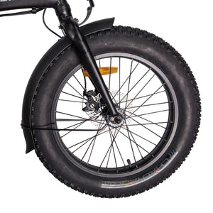 Revi Bikes Rebel 1.0 Rear Rack & Fender Set-Accessories-Revi Bikes-Front Hub View