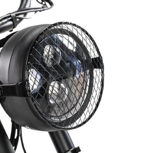 Revi (Civi) Bikes Cheetah Cafe Racer Electric Bike-Cruiser-Revi Bikes-Headlight View