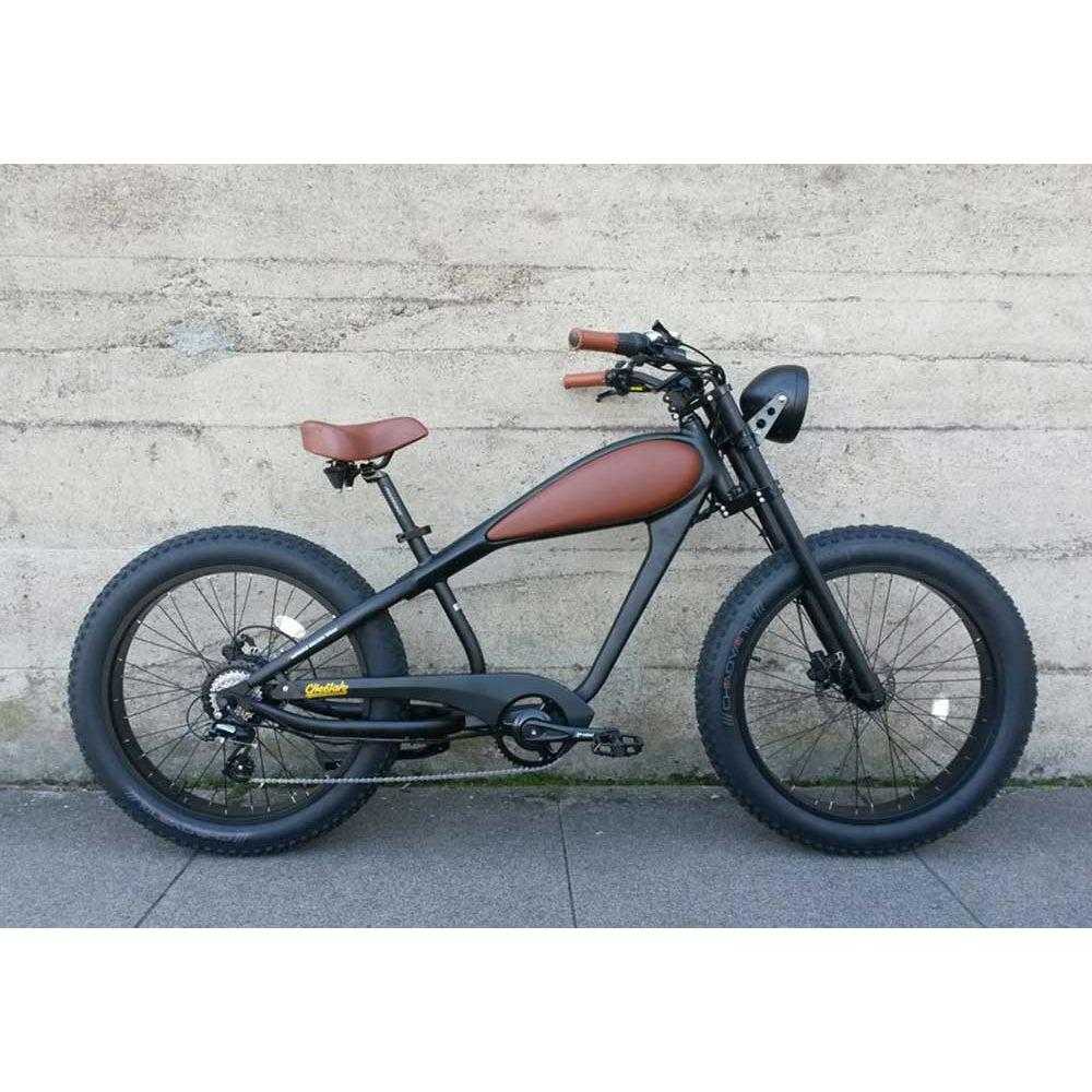 Revi OG Original Cheetah Cafe Racer Electric Beach Cruiser Really Good Ebikes