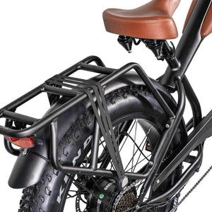 Revi (Civi) Bikes Cheetah Cafe Racer Electric Bike-Cruiser-Revi Bikes-Black-Rear View
