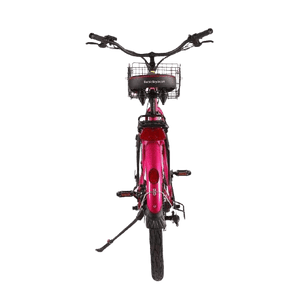 X-Treme Malibu Max Elite 350W Step-Thru Electric Bike-Cruiser-X-Treme-Pink-Back View