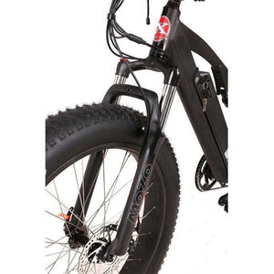 X-Treme Rocky Road 500W Fat Tire Electric Mountain Bike-fat-X-Treme-Front Oblique View