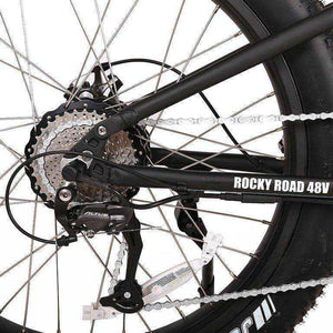 X-Treme Rocky Road 500W Fat Tire Electric Mountain Bike-fat-X-Treme-Rear Wheel