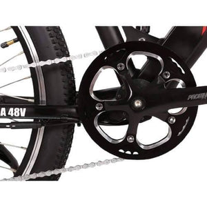 X-Treme Sedona 500W 48V/10.4Ah Electric Step-Through Mountain Bicycle-Cruiser-X-Treme-Crank System