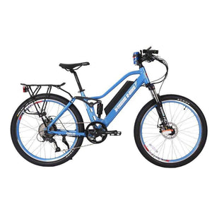 X-Treme Sedona 500W 48V/10.4Ah Electric Step-Through Mountain Bicycle-Cruiser-X-Treme-Baby Blue-Right Side View